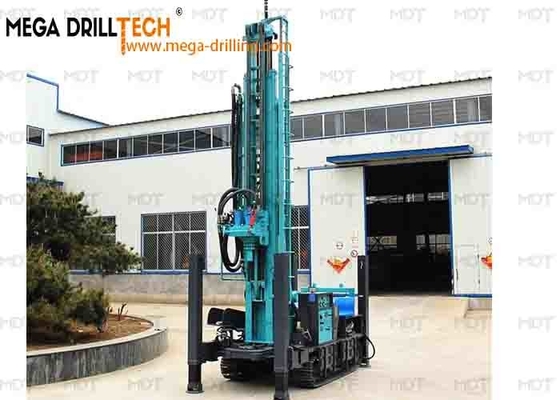 350m Stalowy gąsienicowy pneumatyczny wiertnica do odwiertów wodnych DTH Air Drilling