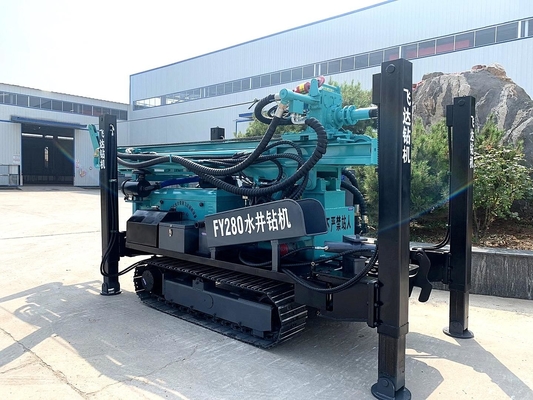 Traktor, zmontowany na studni wodnej, hydrauliczny wózek wiertniczy, wiertarka 100 m 800 m