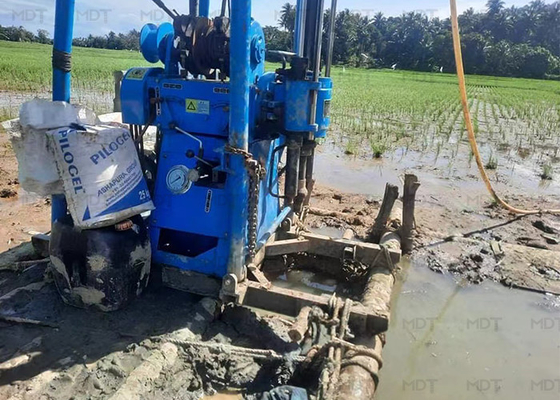 Hydrauliczna obrotowa przenośna wiertarka do wody 1100r / min do badania gleby