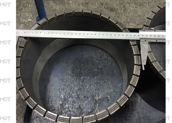 320 mm Impregnowane diamentowe bity rdzeniowe Pojedyncza tuba do skały i gleby
