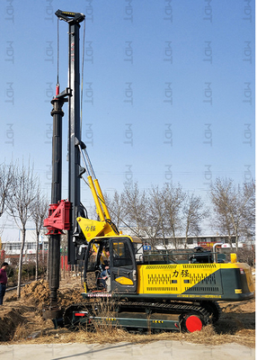 Hydrauliczna platforma do palowania o głębokości 30 m 86KW do fundamentów