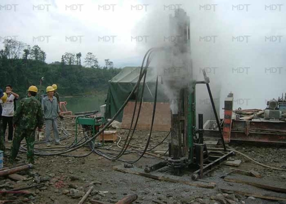 Hydrauliczna geotechniczna wiertarka do śrub kotwiących o głębokości 80 m