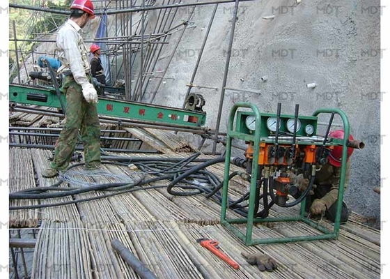 Hydrauliczna geotechniczna wiertarka do śrub kotwiących o głębokości 80 m