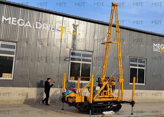 Hydrauliczna wiertnica gąsienicowa montowana na gąsienicach