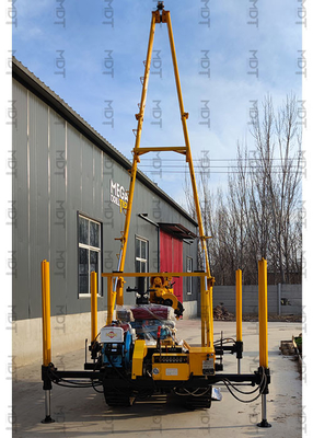 Hydrauliczna wiertnica gąsienicowa montowana na gąsienicach