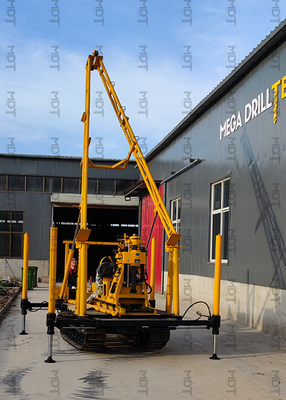 Hydrauliczna wiertnica gąsienicowa montowana na gąsienicach